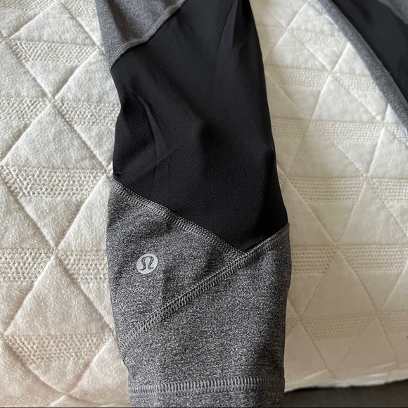 Lululemon Leggings with Black Mesh Panels - Picture 9 of 11